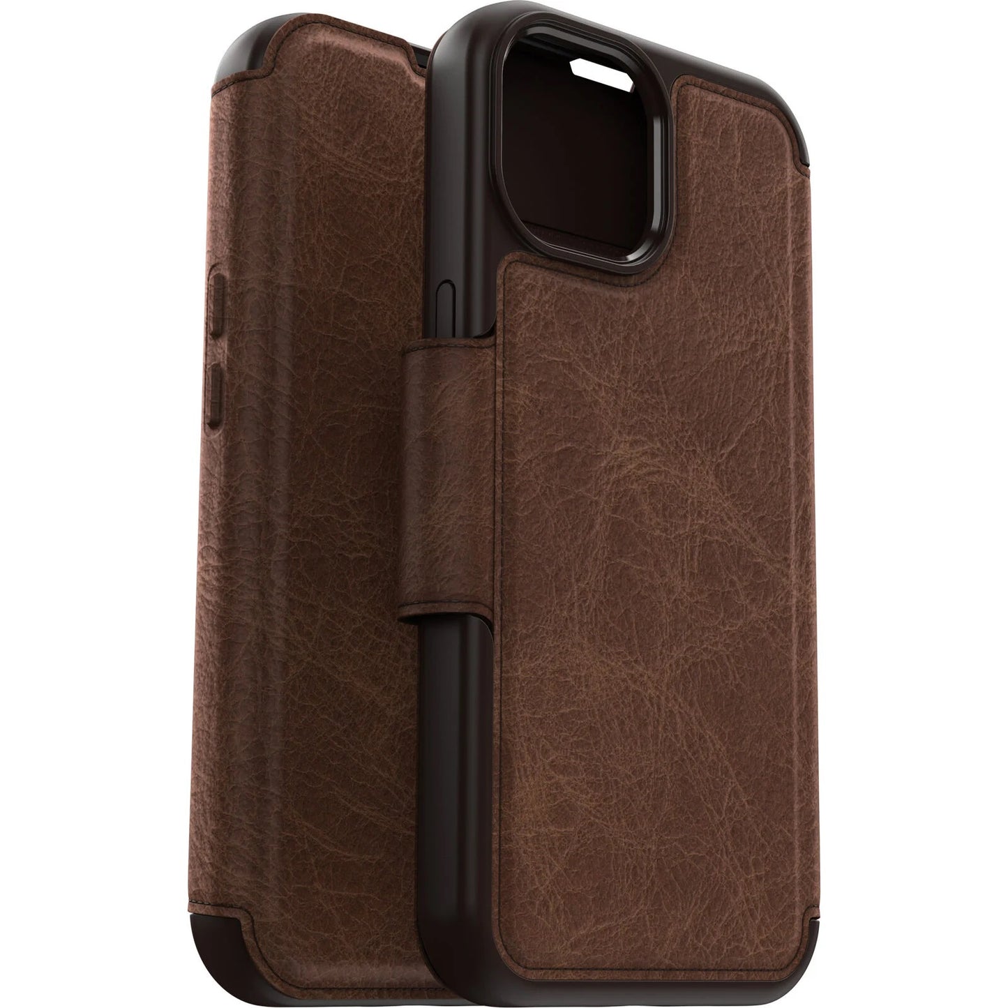 OtterBox Strada MagSafe Apple iPhone 15 (6.1") Case Espresso (Brown) - (77-93571)